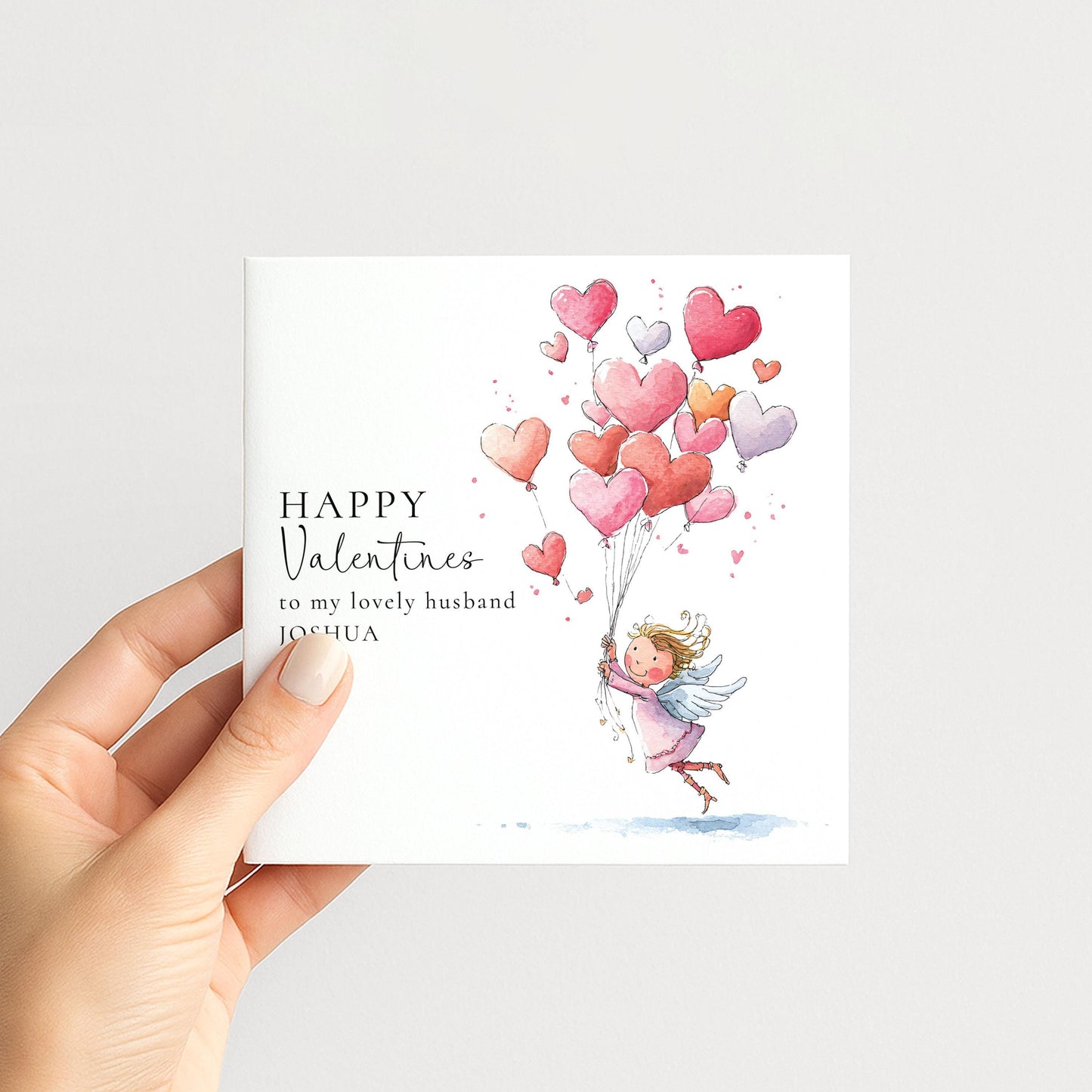 Valentine’s Card for Husband, Husband Valentine Card, Romantic Valentine Card, Personalised Valentine’s Card