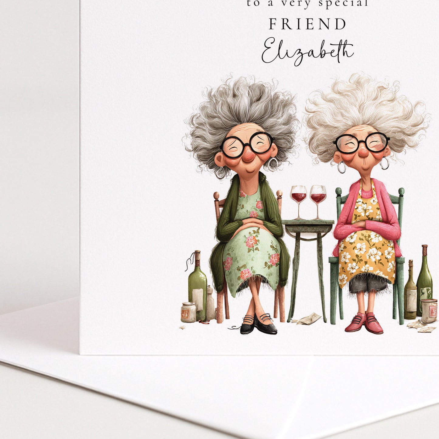 Funny Birthday Card for Friend, Give It a Few Years This Will Be Us, Best Friend Birthday Card