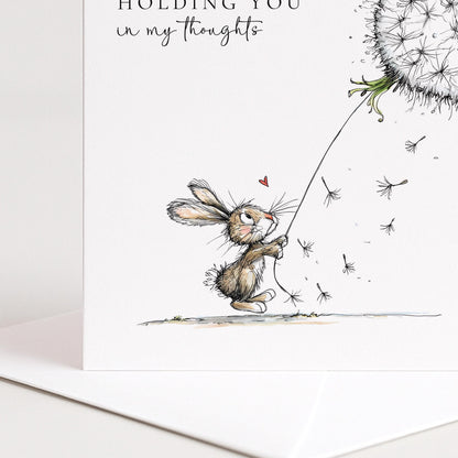 Thinking of You Card, Holding You in My Thoughts, Comfort Card, Support Card for Difficult Times