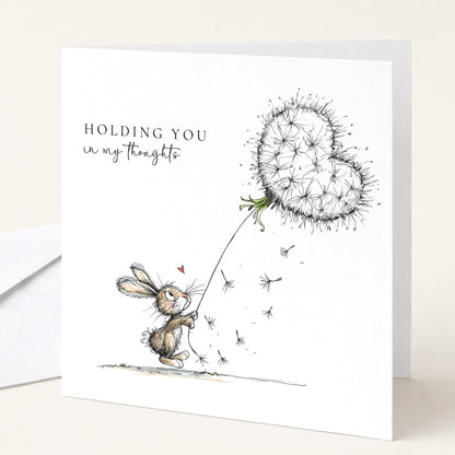 Thinking of You Card, Holding You in My Thoughts, Comfort Card, Support Card for Difficult Times