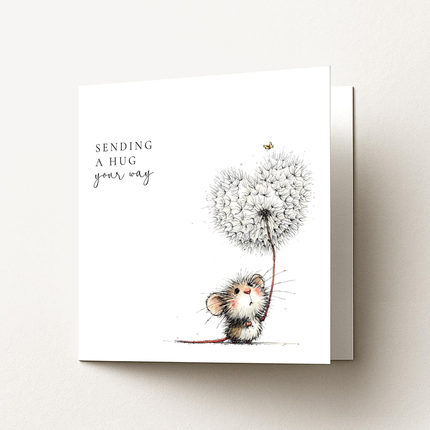 Sending a Hug Card, Thinking of You Card, Comfort Card, Support Card for Difficult Times