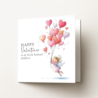 Valentine’s Card for Husband, Husband Valentine Card, Romantic Valentine Card, Personalised Valentine’s Card
