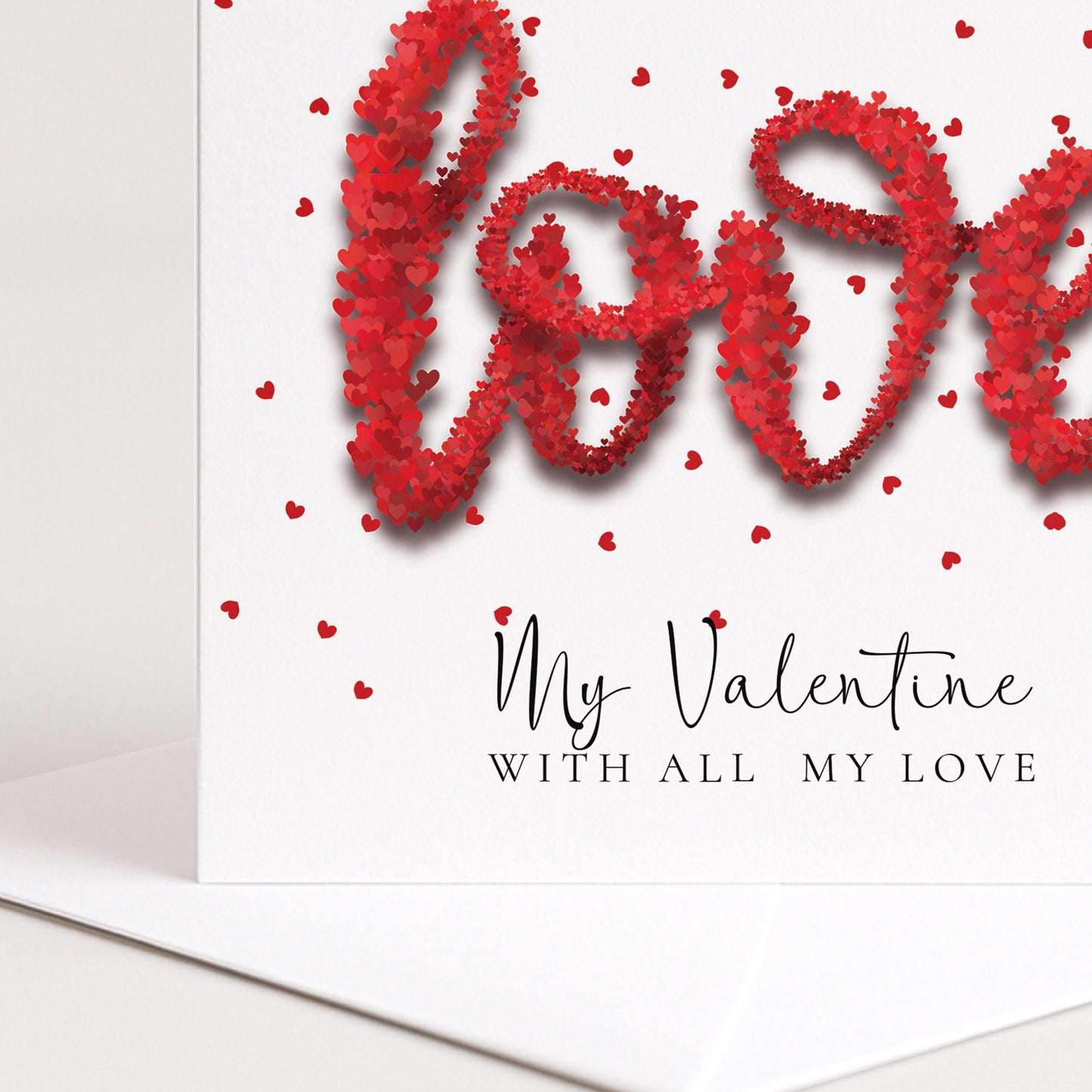 Valentine’s Day Card, Love Heart Valentine Card, Romantic Valentine’s Card, My Valentine Love Card