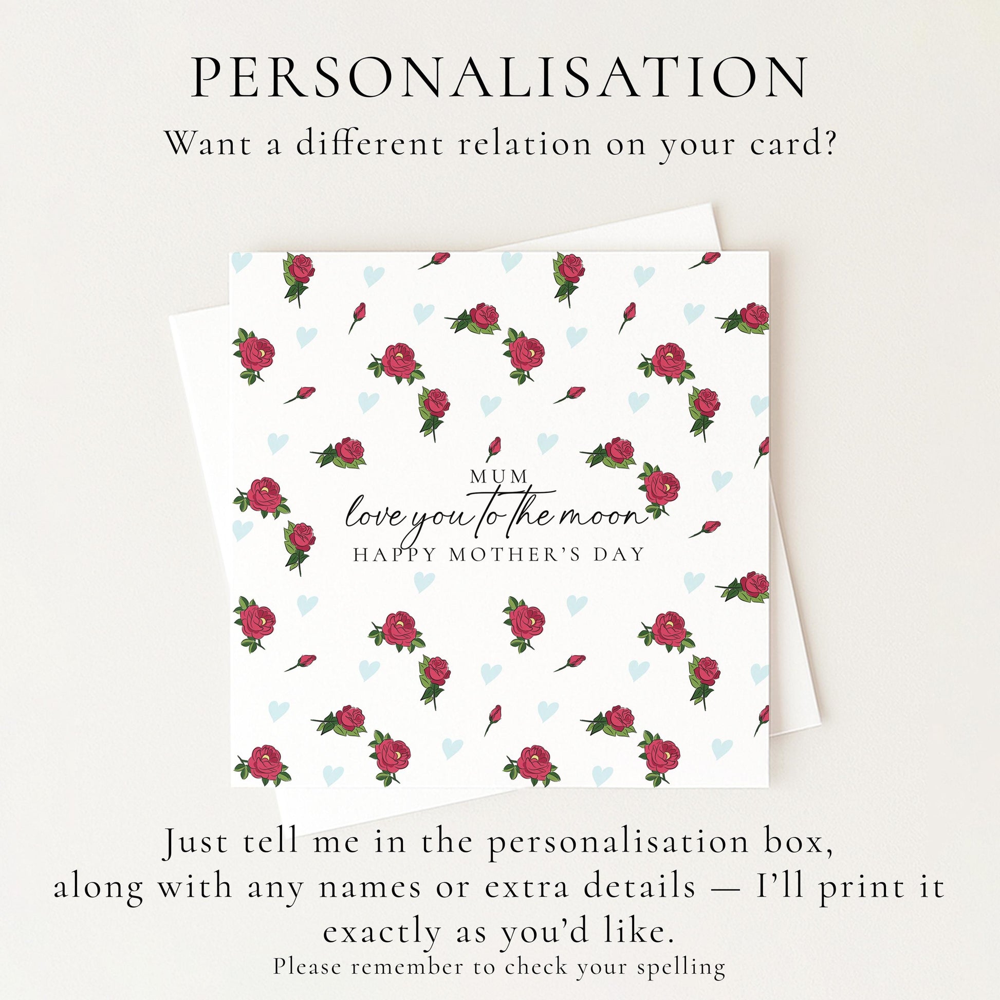 Love You to the Moon Mum Mother’s Day Card