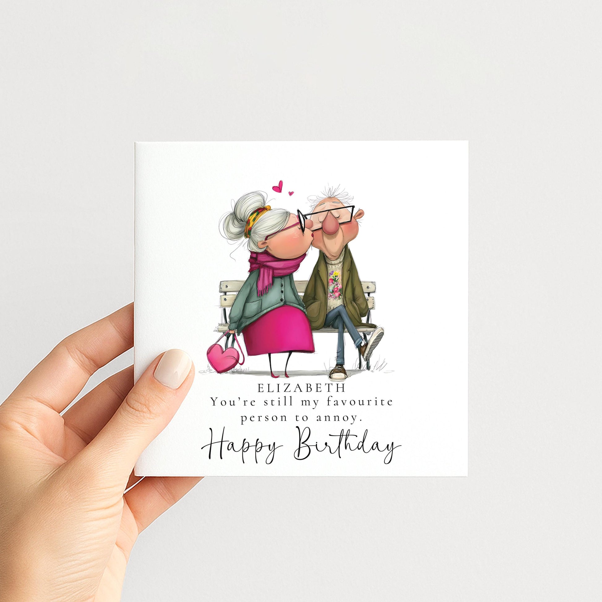Funny Wife Birthday Card, Cute Romantic Birthday Card for Wife, Husband to Wife Card, Love Birthday Card, Personalised Wife Card