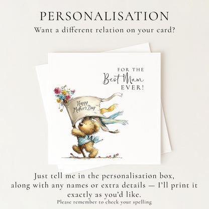 Mothers Day Card From Child