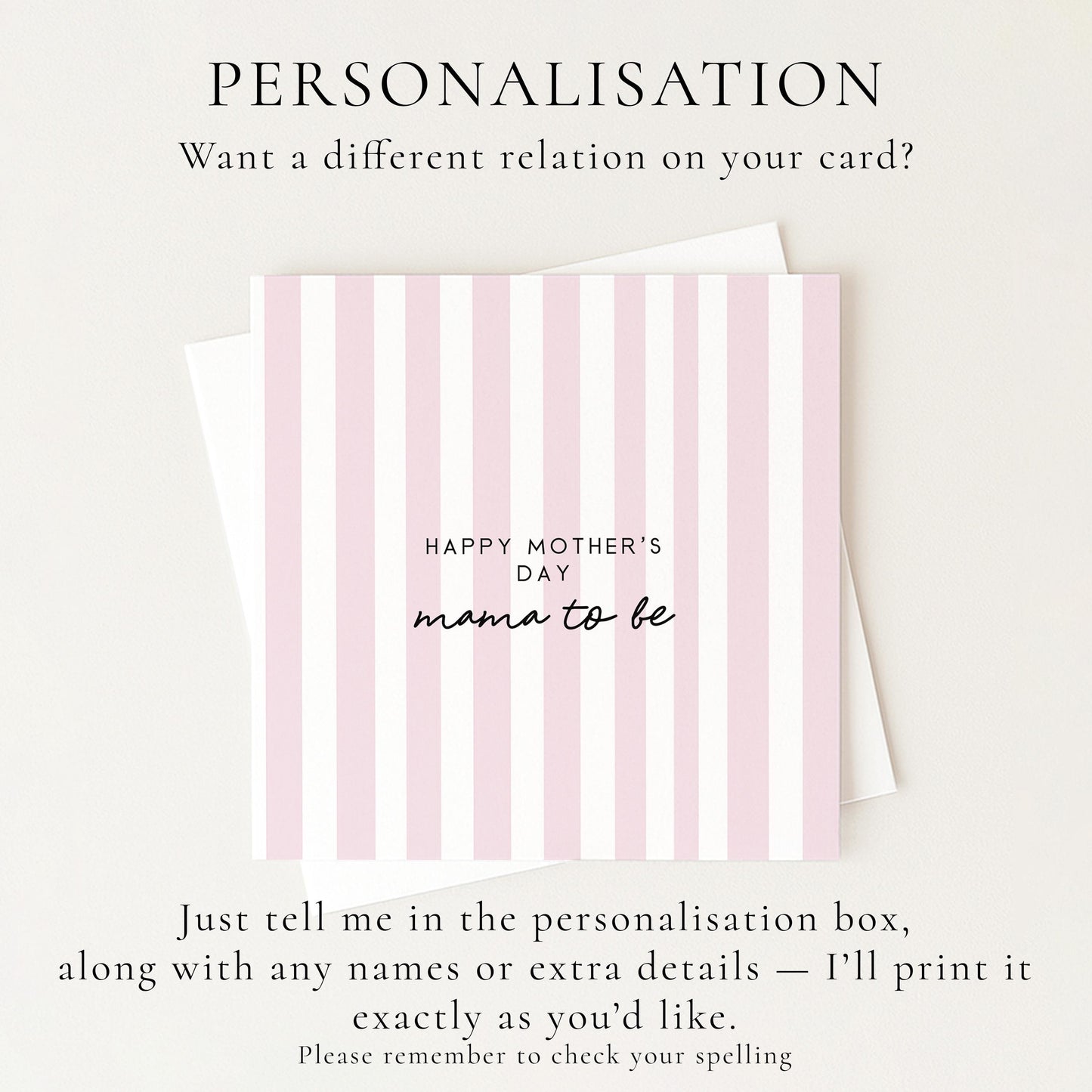 Mother’s Day Mum To Be Card