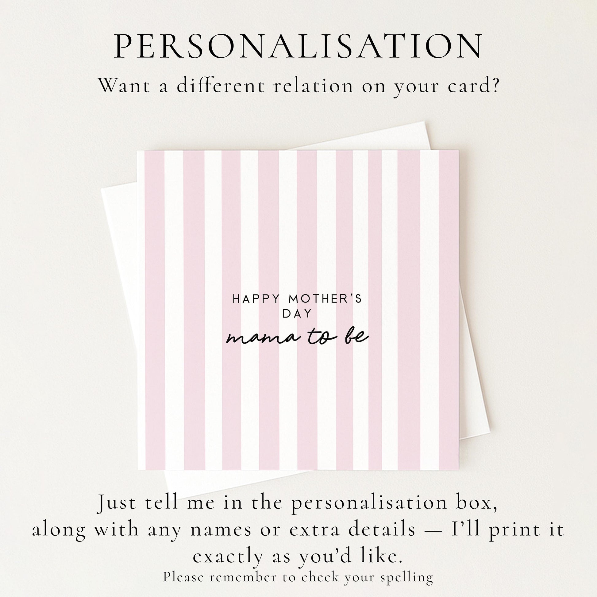 Mother’s Day Mum To Be Card