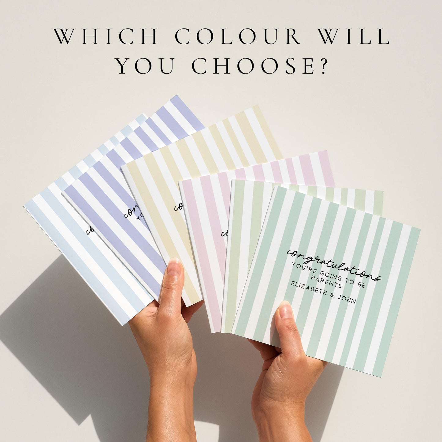 Congratulations You’re Going To Be Parents Card