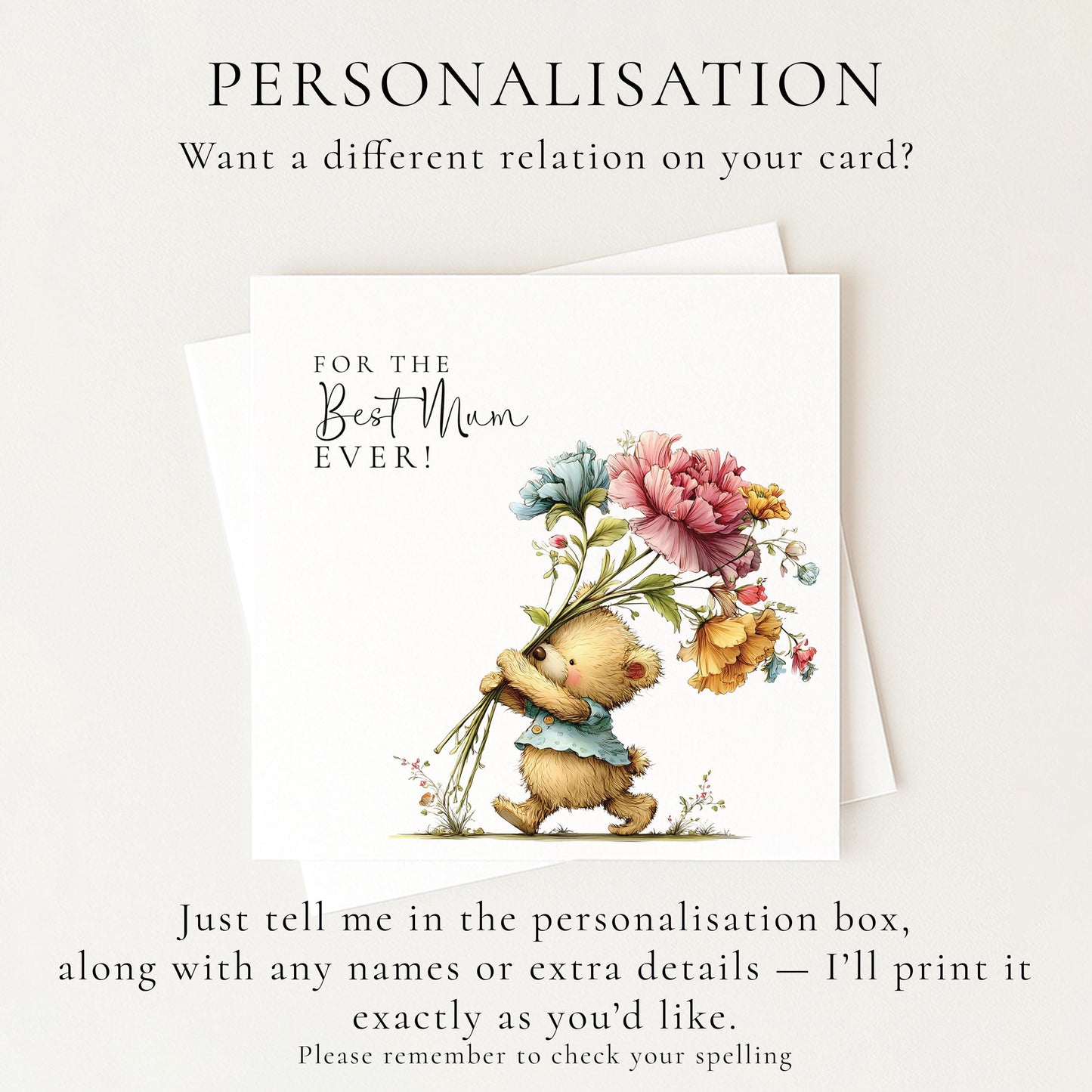 Mother’s Day Card from Child