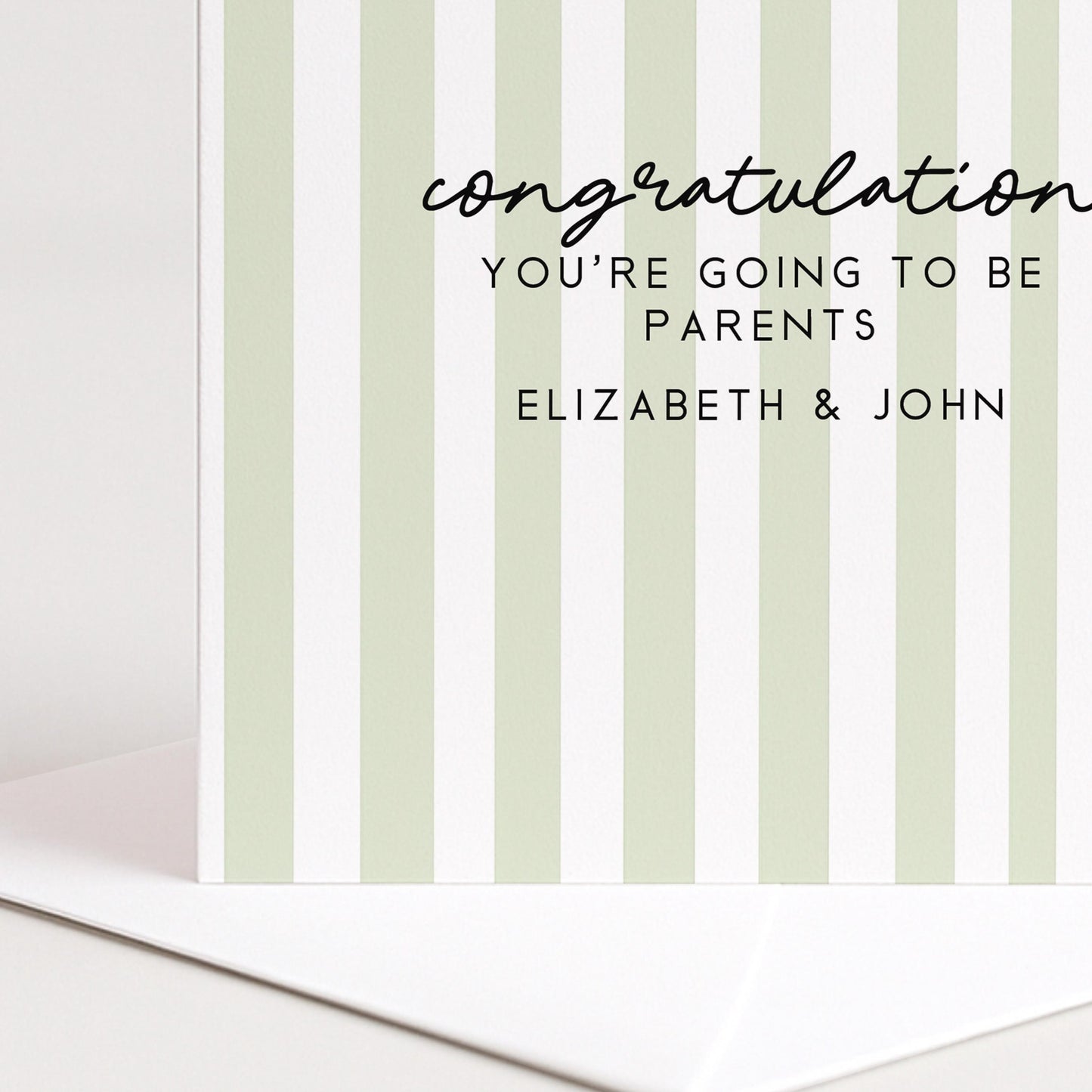 Congratulations You’re Going To Be Parents Card