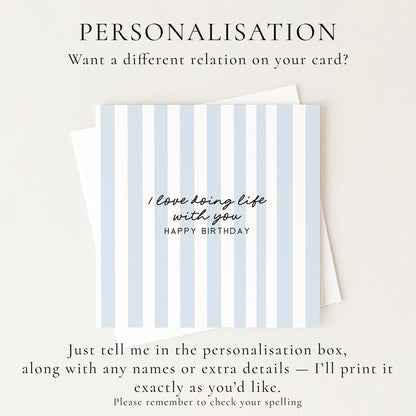 Birthday Card for Him