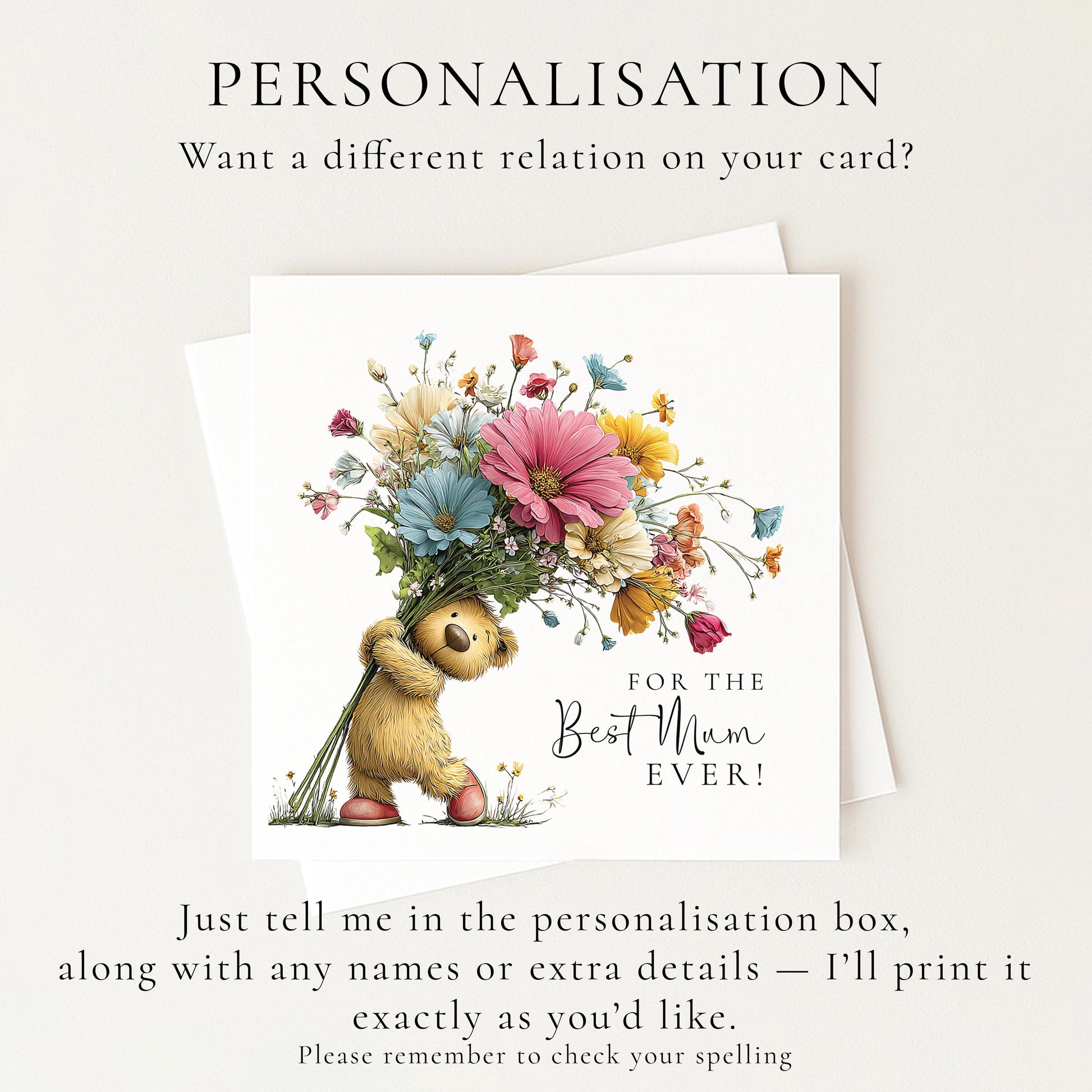 Mothers Day Card For Mum