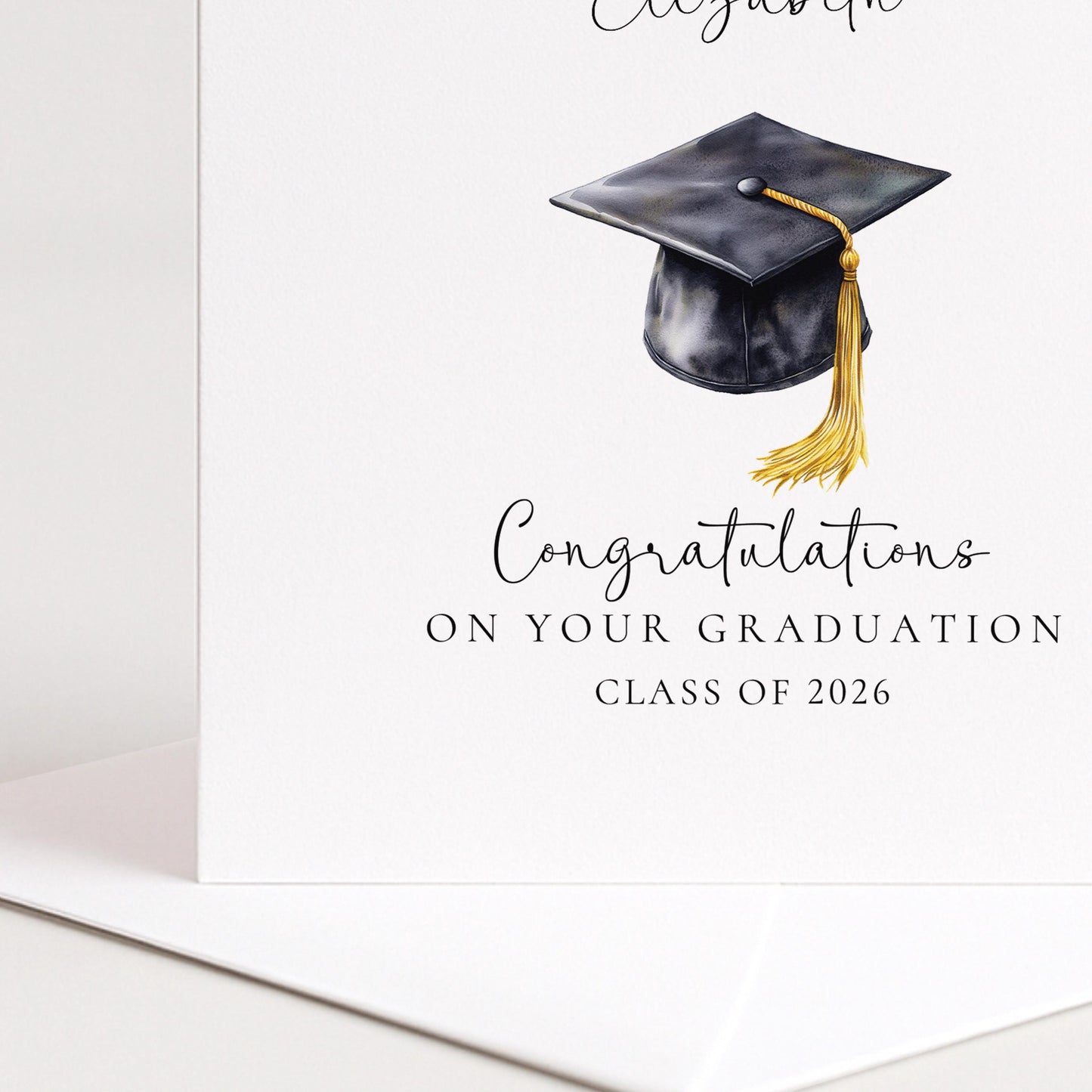 Personalised Graduation Card for Daughter, Son, Granddaughter or Grandson, Class of 2026 Card, Congratulations Graduate, Proud Greeting