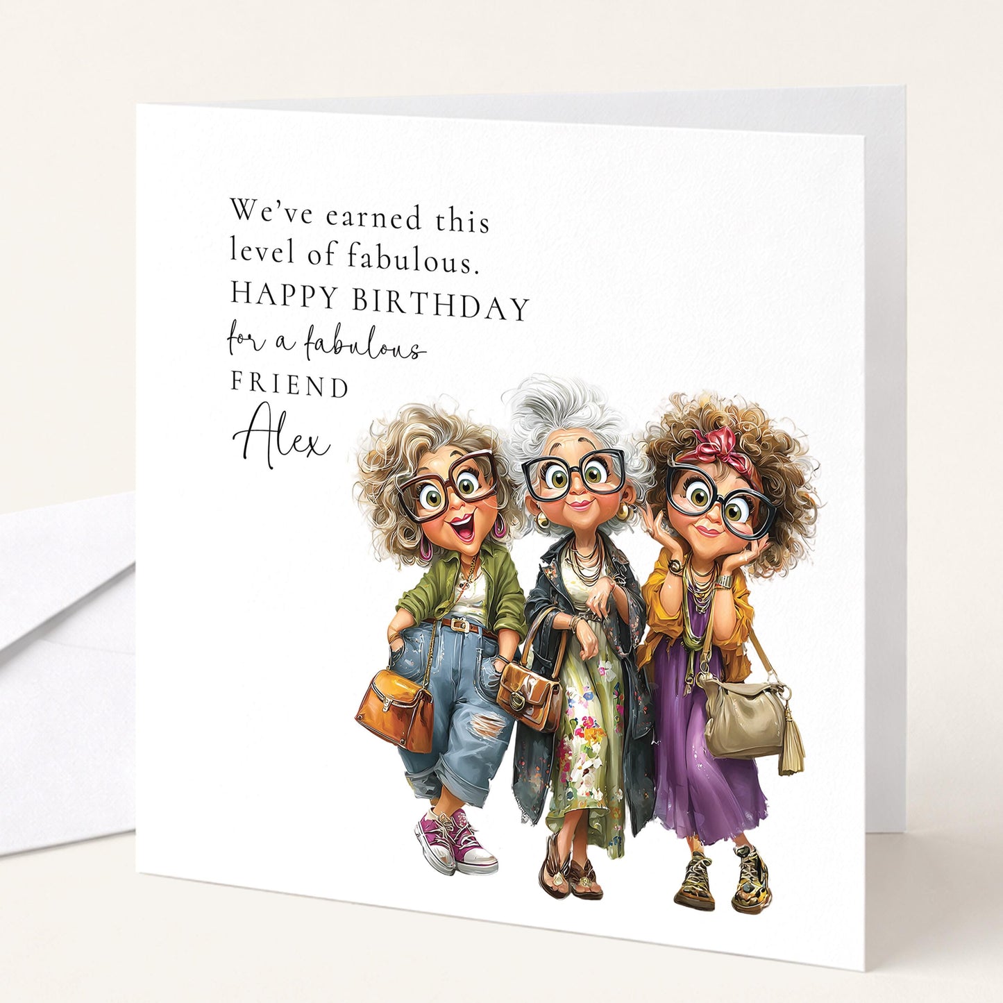 Funny Friend Birthday Card, Birthday Card for Friend, Fabulous Friend Card, Humorous Birthday Card, Best Friend Birthday Card