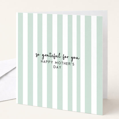 So Grateful For You Mothers Day Card