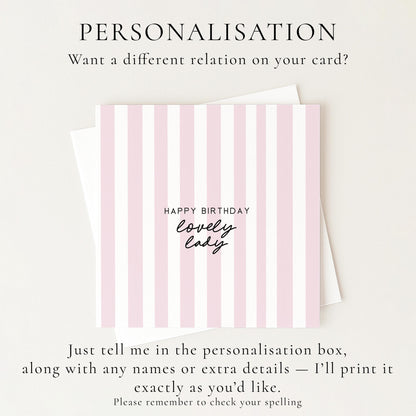 Birthday Card for Her