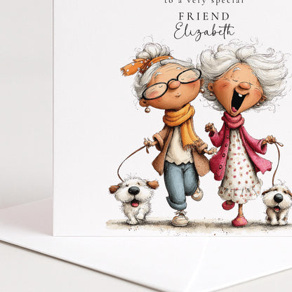 Funny Best Friend Birthday Card - Our Future