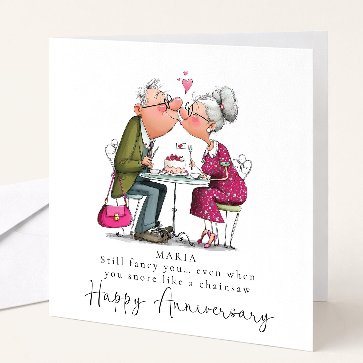 Funny Anniversary Card - Snore Like A Chainstore
