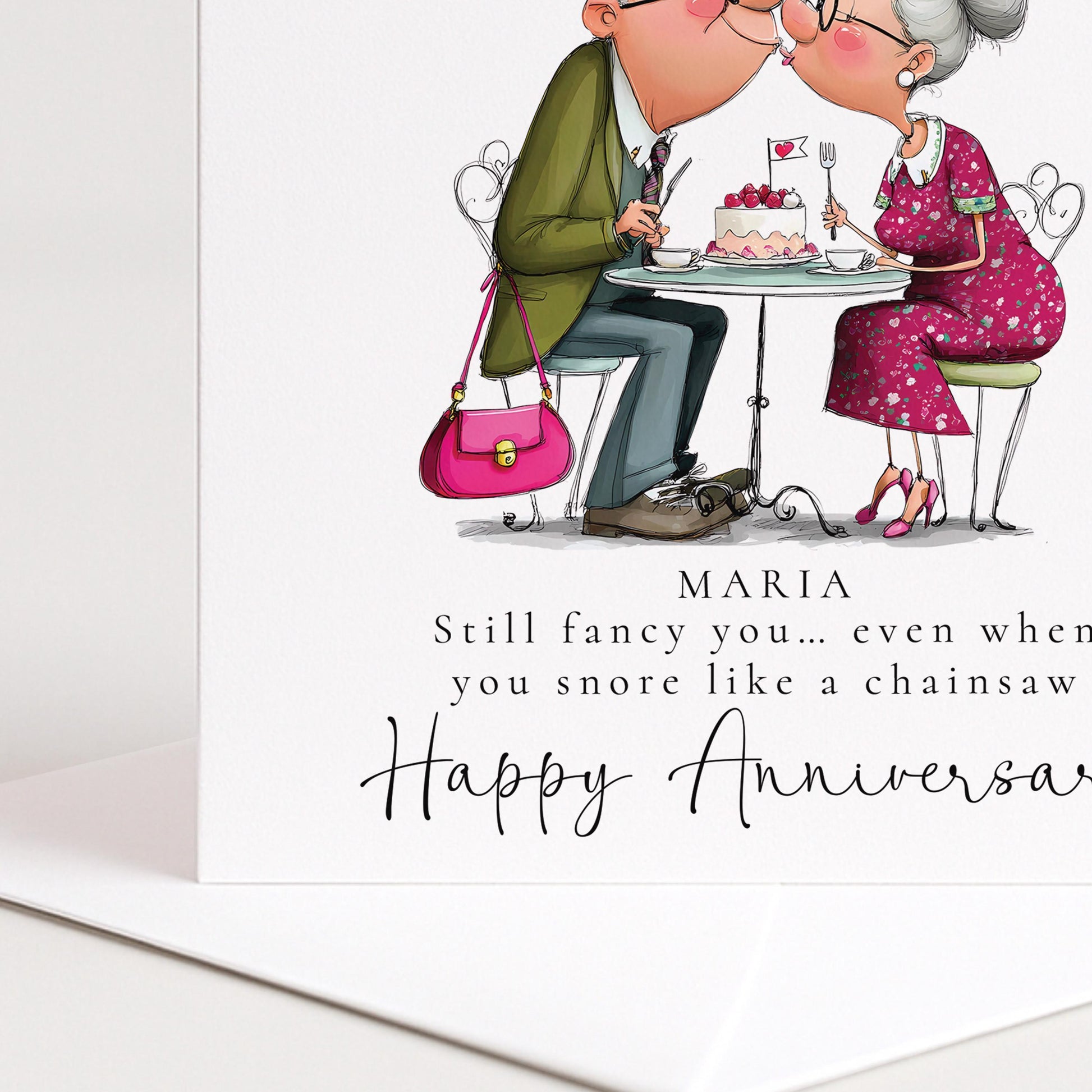 Funny Anniversary Card - Snore Like A Chainstore