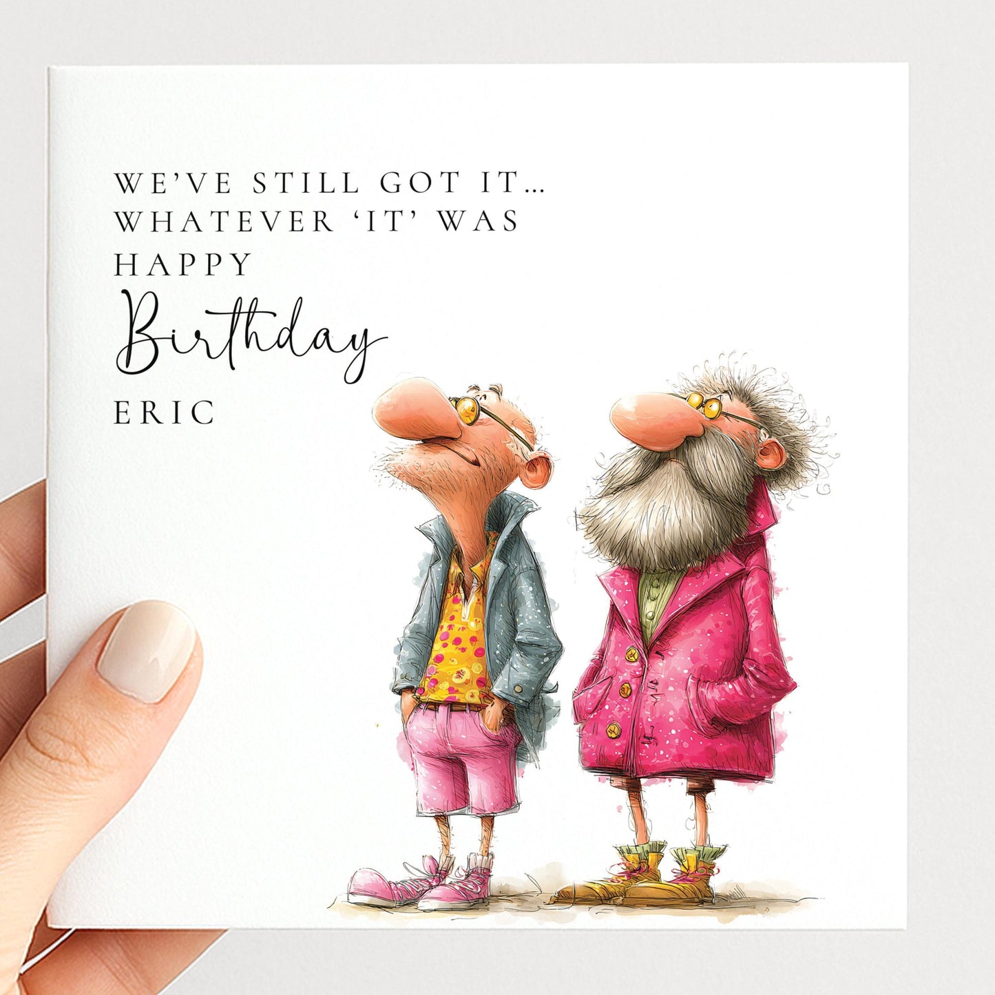 Funny Birthday Card for Him
