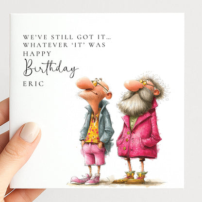 Funny Birthday Card for Him