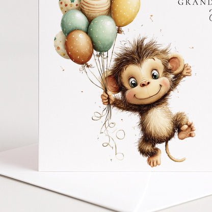 Personalised Grandson Card – Custom Birthday Greeting With Matte Finish & Printed Insert