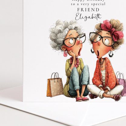 Funny Friend Birthday Card - We Don't Judge