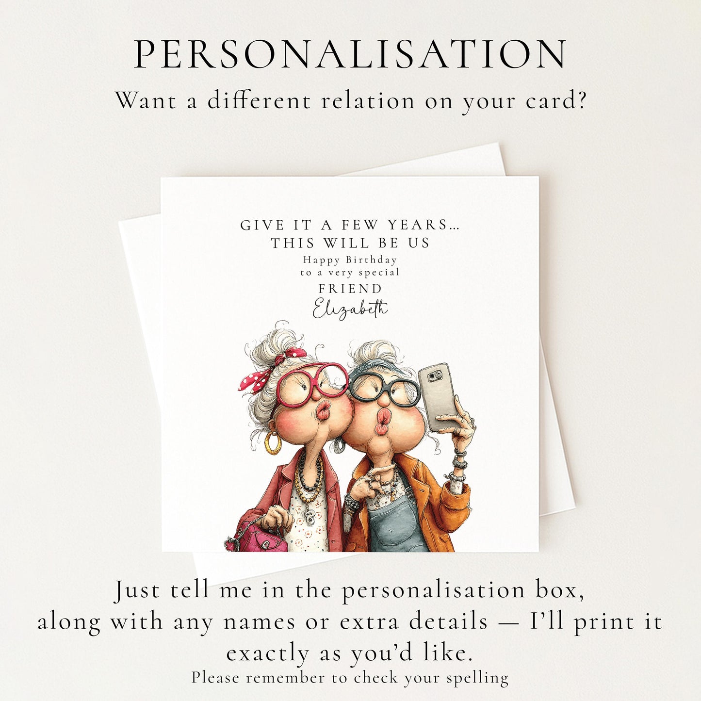 Funny Friend Birthday Card - This Will Be Us
