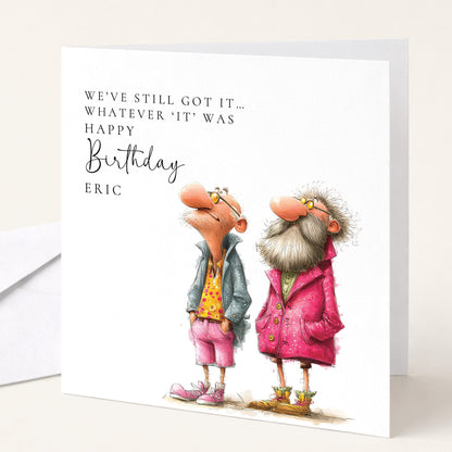 Funny Birthday Card for Him