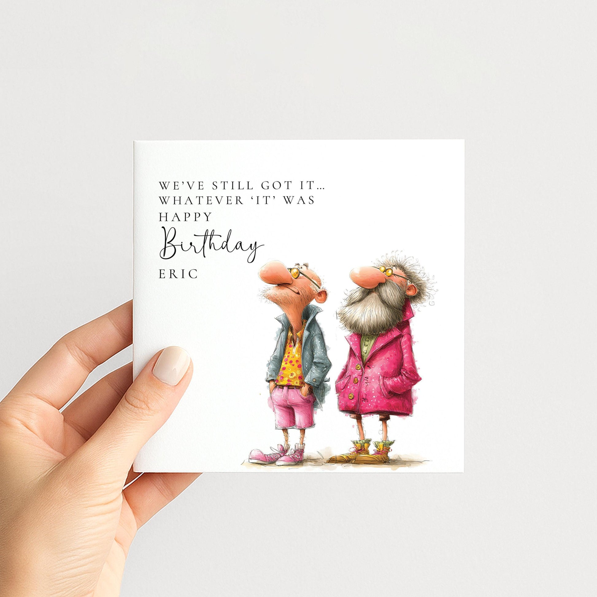 Funny Birthday Card for Him