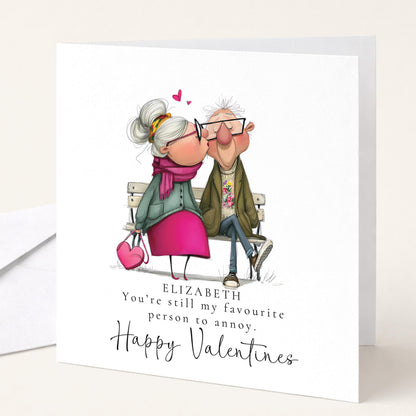 Funny Valentines Card Favourite Person to Annoy
