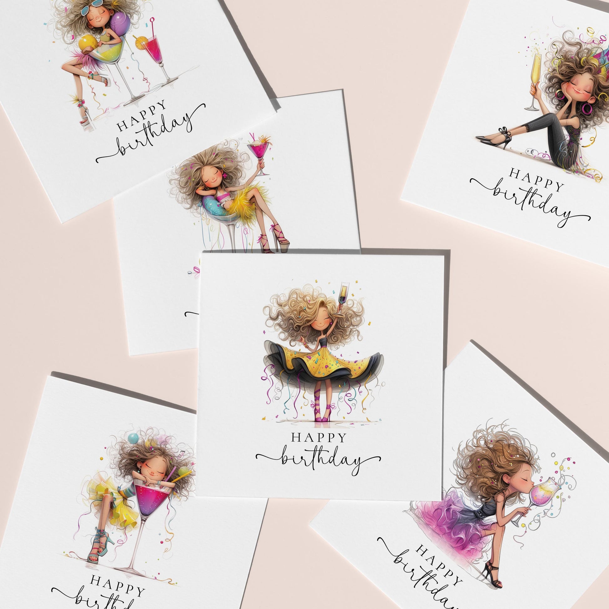 Funny Women Birthday Card Pack