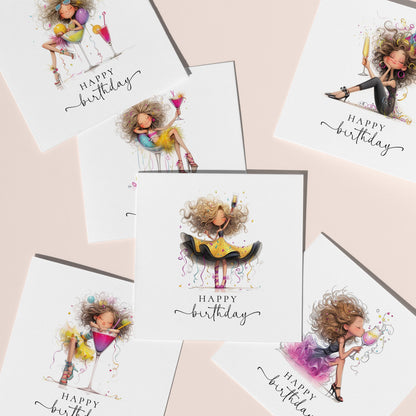 Funny Women Birthday Card Pack