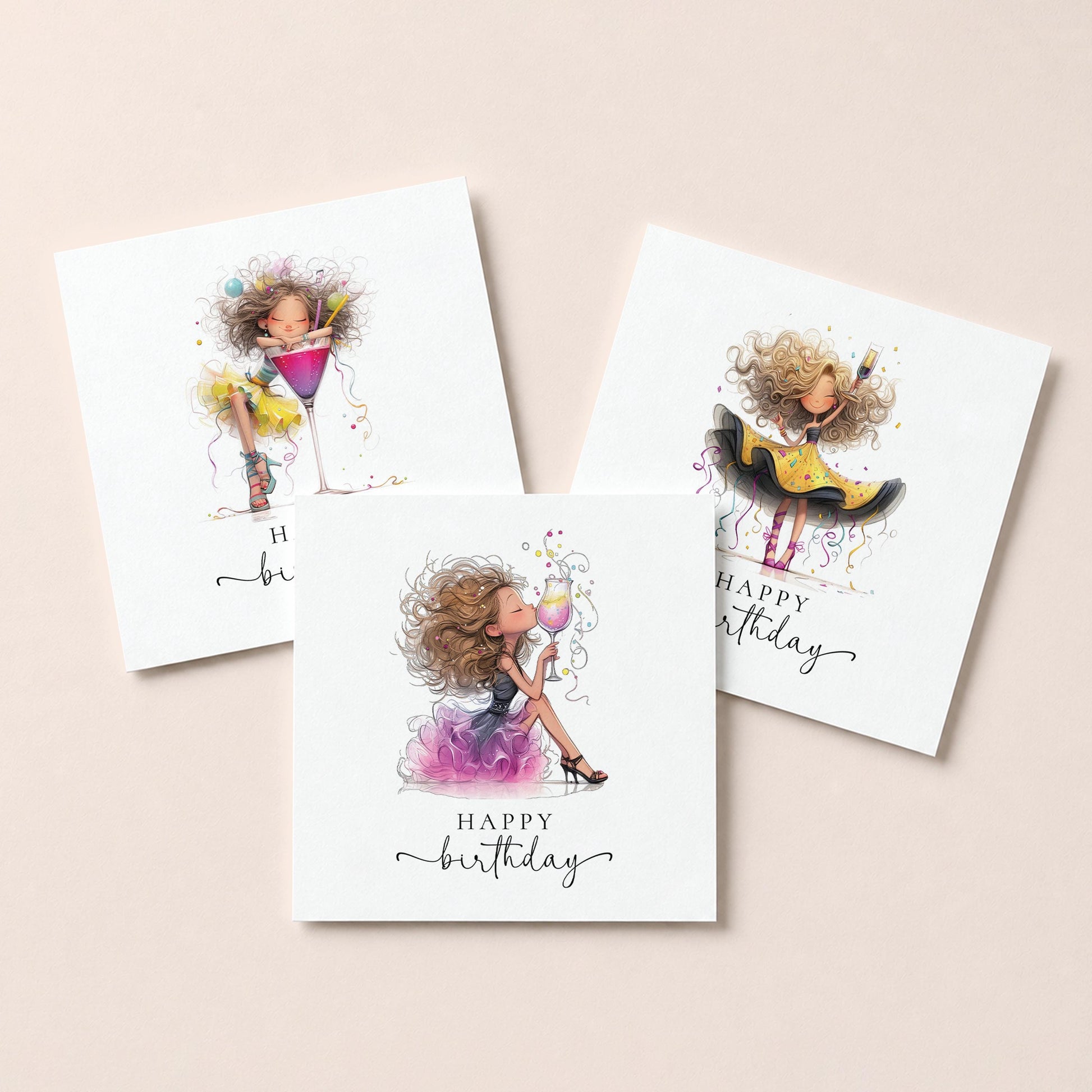 Funny Women Birthday Card Pack