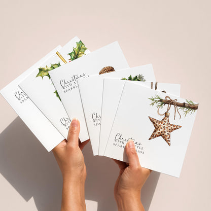 Leopard Print Christmas Card Pack