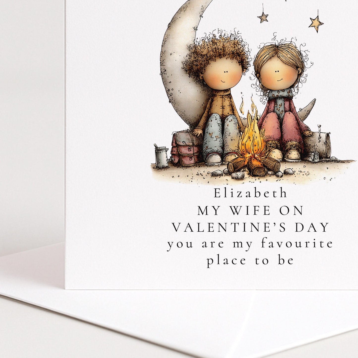 Valentines Wife Card - You are my favourite place to be