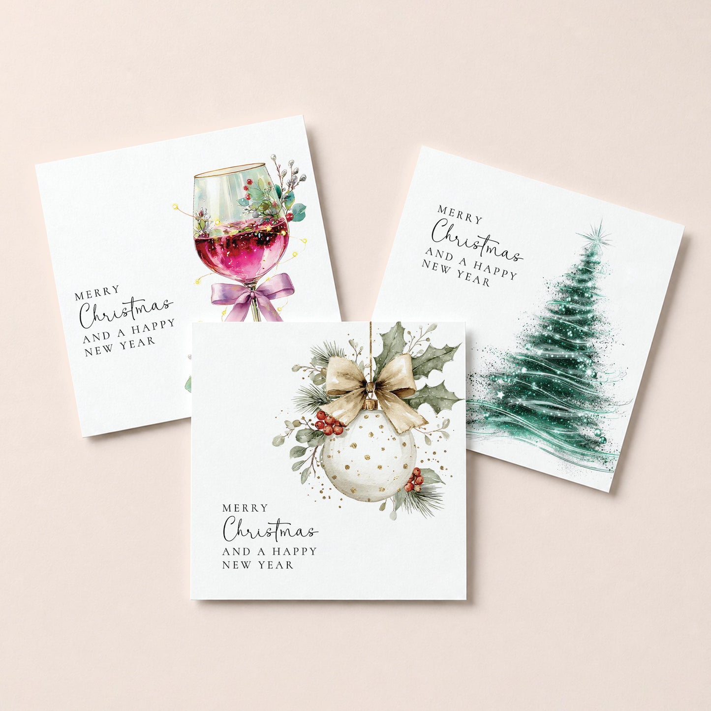 Elegant Christmas Card Pack