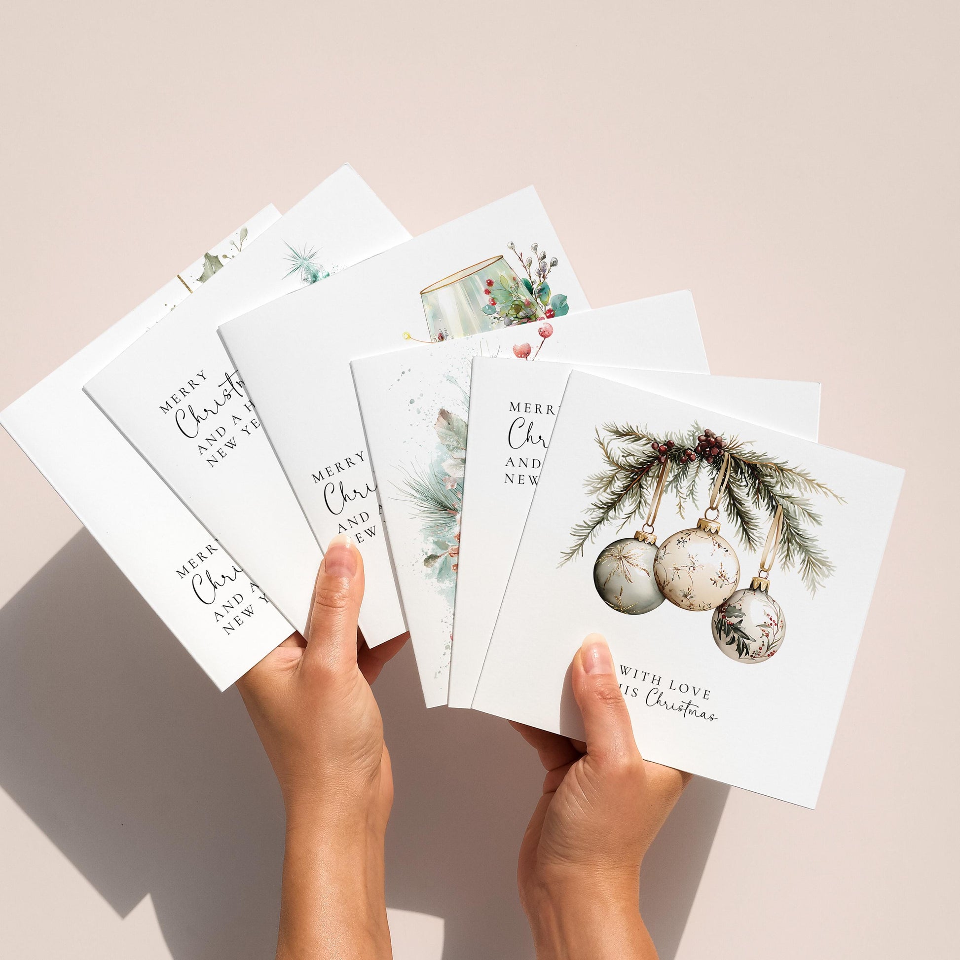 Elegant Christmas Card Pack