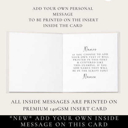The image is a blank card with instructions for adding personal messages.