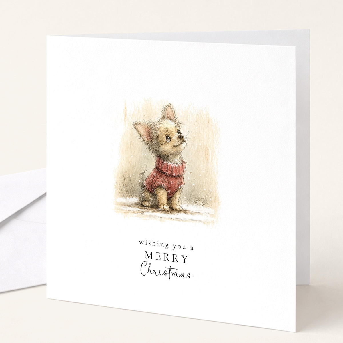 Christmas Card Pack of 6, Cute Dogs in Jumpers Designs, Assorted Christmas Cards, No Personalisation WhimsiLilley