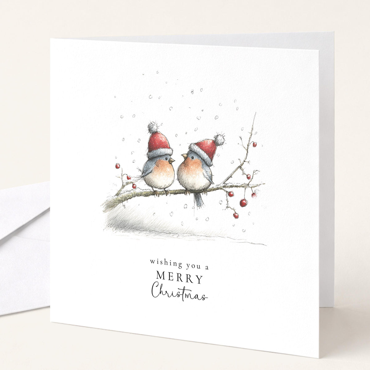 Christmas Card Pack of 6, Woodland Animal Scenes, Assorted Christmas Cards, No Personalisation WhimsiLilley