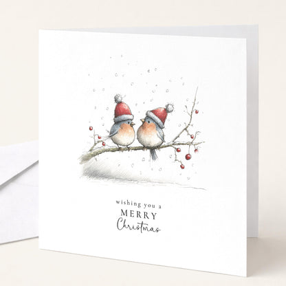 Christmas Card Pack of 6, Woodland Animal Scenes, Assorted Christmas Cards, No Personalisation WhimsiLilley