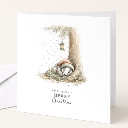 Christmas Card Pack of 6, Woodland Animal Scenes, Assorted Christmas Cards, No Personalisation WhimsiLilley