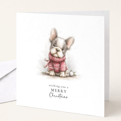 Christmas Card Pack of 6, Cute Dogs in Jumpers Designs, Assorted Christmas Cards, No Personalisation WhimsiLilley