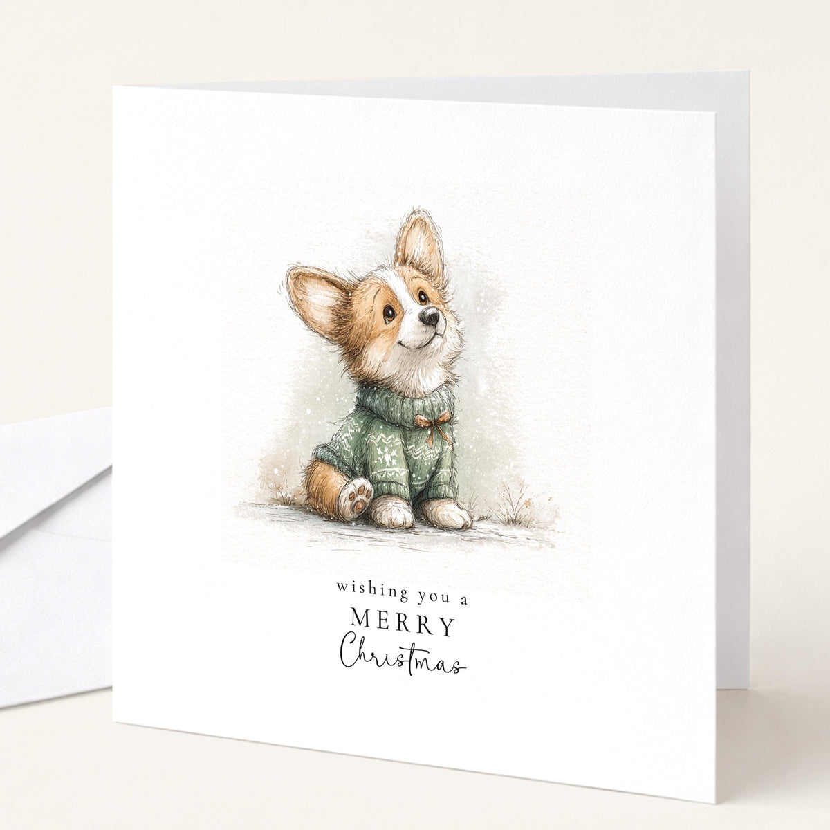 Christmas Card Pack of 6, Cute Dogs in Jumpers Designs, Assorted Christmas Cards, No Personalisation WhimsiLilley