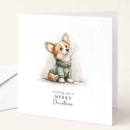 Christmas Card Pack of 6, Cute Dogs in Jumpers Designs, Assorted Christmas Cards, No Personalisation WhimsiLilley