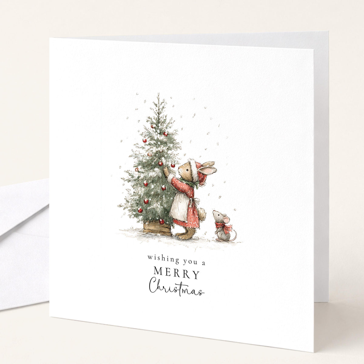 Christmas Card Pack of 6, Woodland Animal Scenes, Assorted Christmas Cards, No Personalisation WhimsiLilley