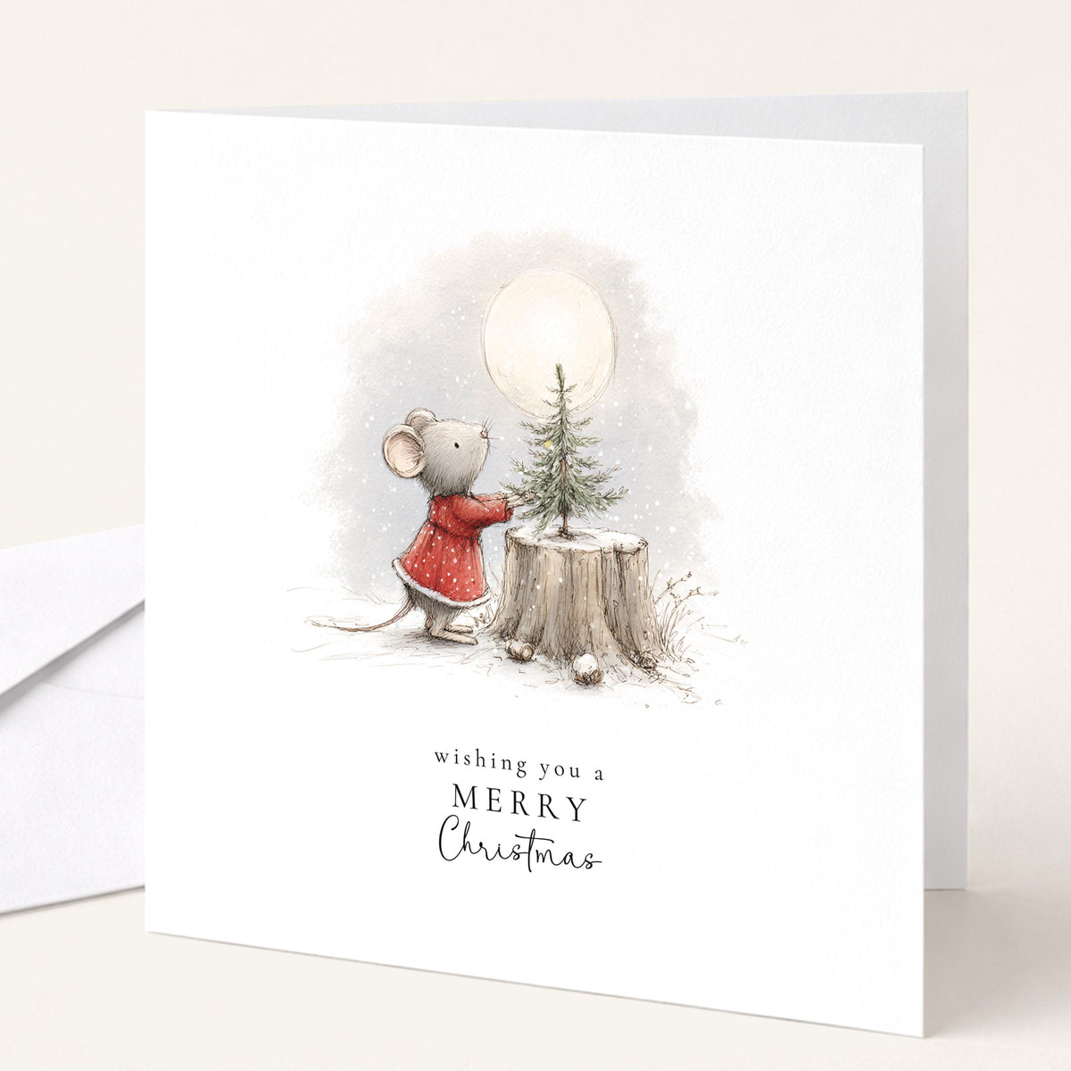 Christmas Card Pack of 6, Woodland Animal Scenes, Assorted Christmas Cards, No Personalisation WhimsiLilley