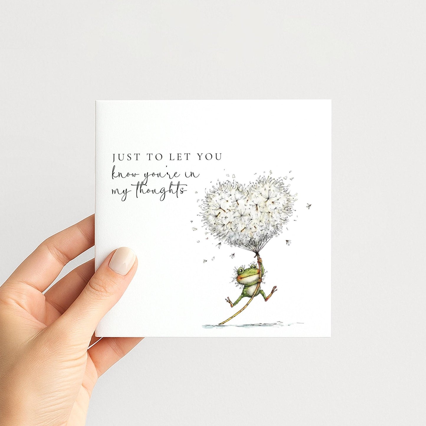 Thinking Of You Card – Comfort Greeting Card - Whimsi Lilley